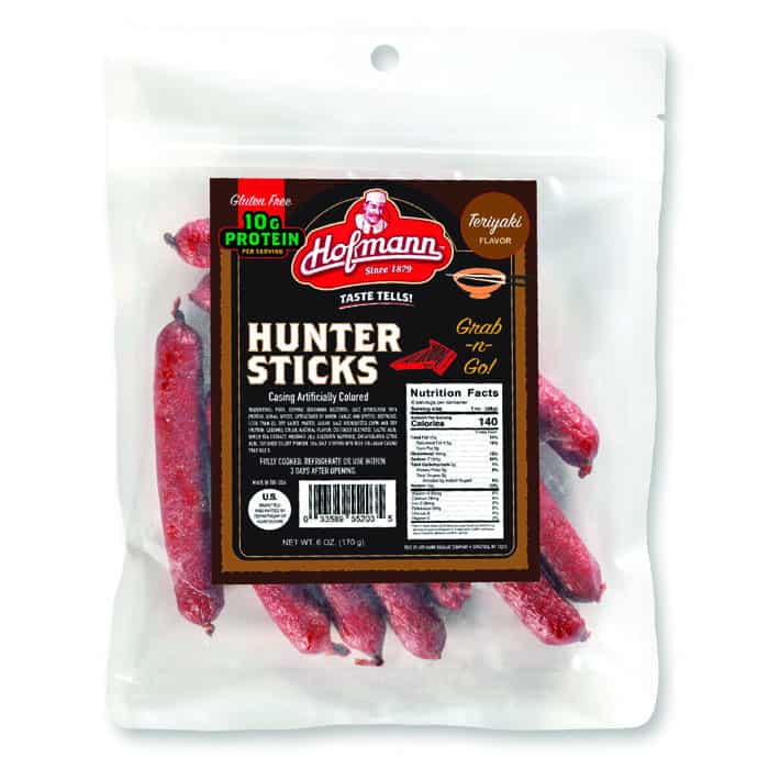 Hofmann Hunter Sticks Teriyaki packaging