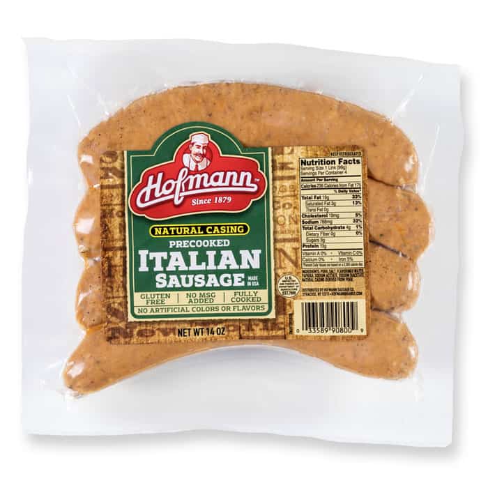 Hofmann Italian Sausage in packaging