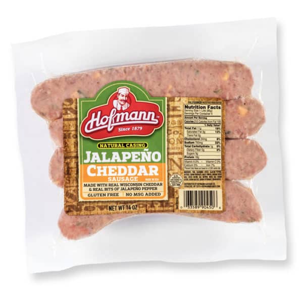 Jalapeño Cheddar Sausage Hofmann Sausage Company