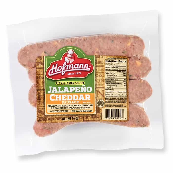 Hofmann Jalapeño Cheddar Sausage in packaging