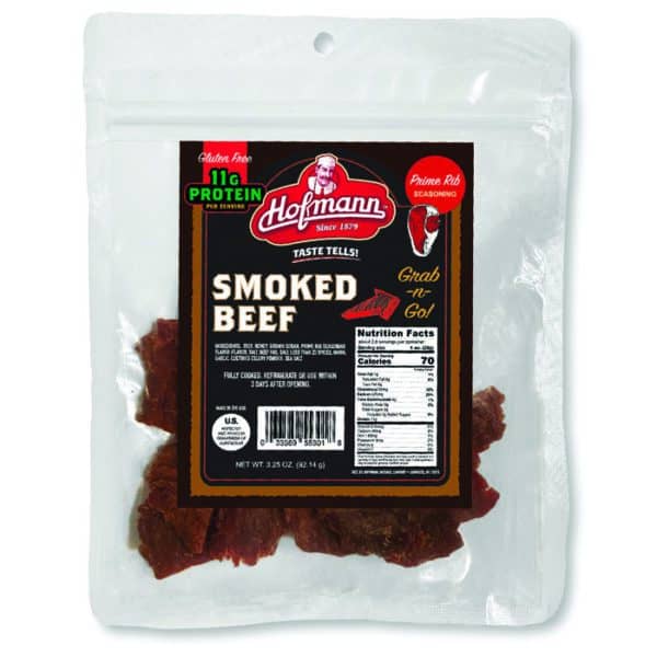 Prime Rib Flavor Beef Jerky Hofmann Sausage Company