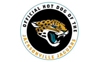 Official Hot Dog of the Jacksonville Jaguars logo