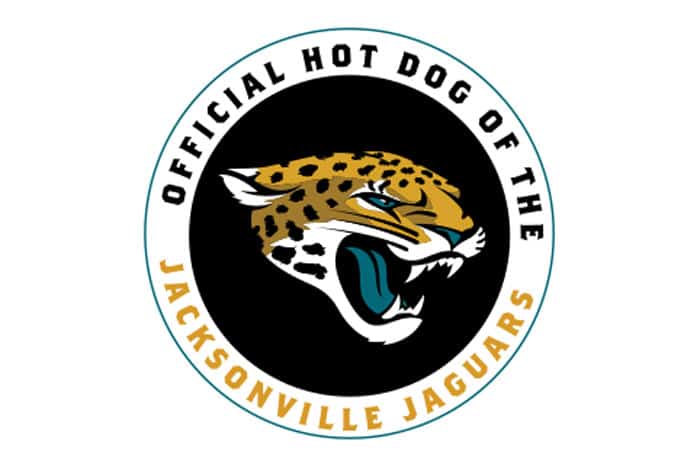 Official Hot Dog of the Jacksonville Jaguars logo