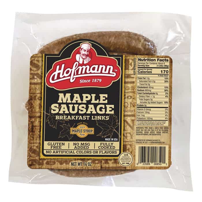 Hofmann Maple Sausage Breakfast Links packaging