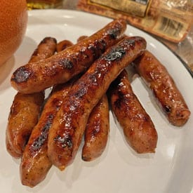 Hofmann Maple Sausage Breakfast Links on plate