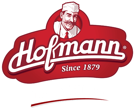 Hofmann Sausage Company logo with Taste Tells tagline